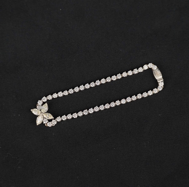 Vòng tay Tara kim cương hoa 4 cánh (ADLAB-002-870927) KG+