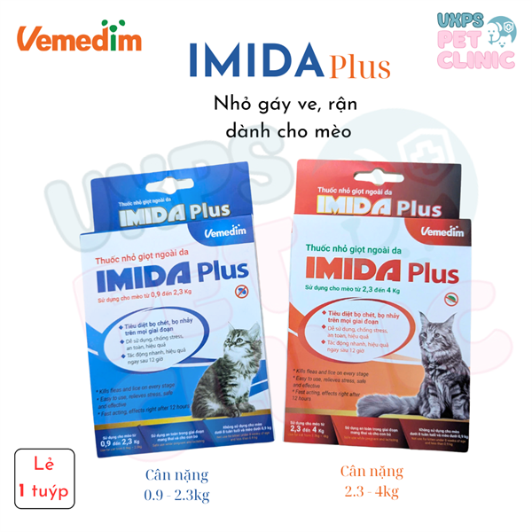 Nhỏ Gáy cho mèo IMIDA Plus