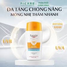 KCN Da Nhạy Cảm Eucerin Sun Face Spf50 - 50ml