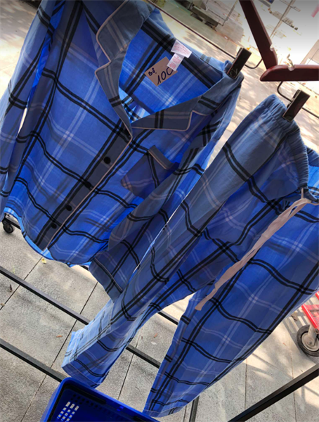 Đồ bộ ngủ caro xanh/đỏ