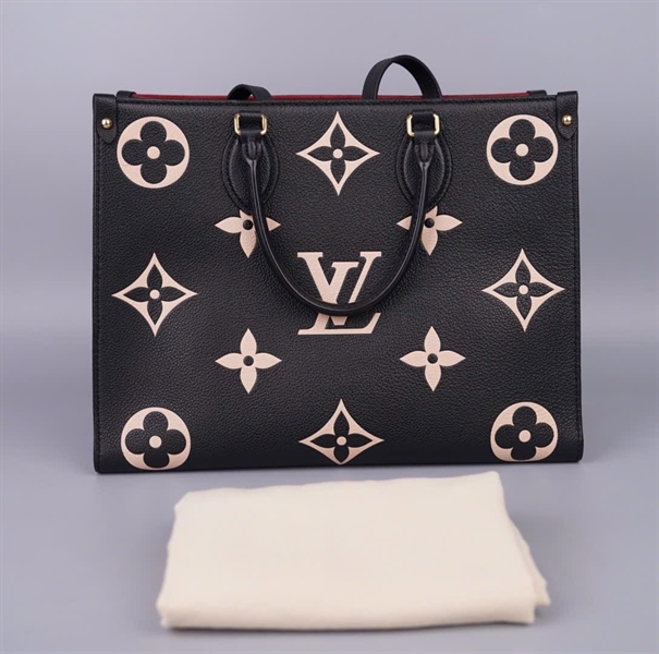 Túi LV Onthego hoa đen sz34 (BMC) +