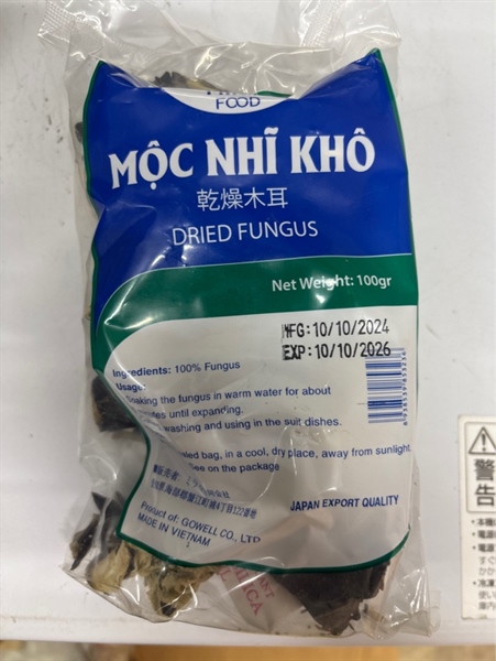 Mộc nhĩ 100g