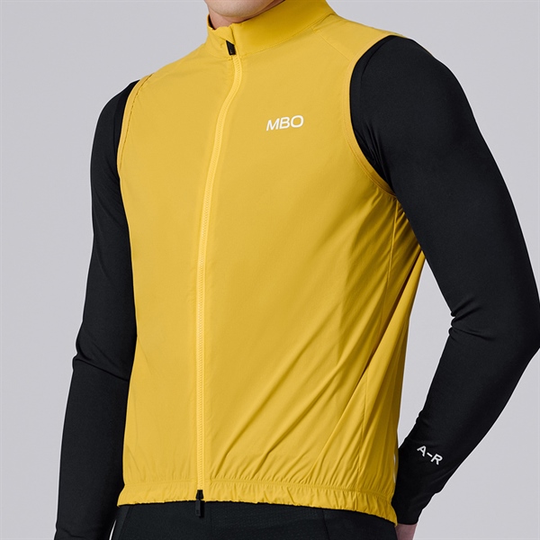 V320 - Áo Gió Gile Đạp Xe MBO Nam Yellow