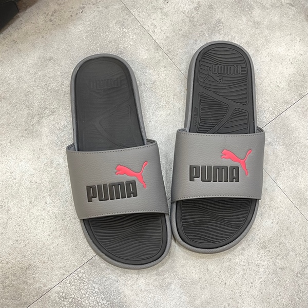 DÉP PUMA COOL CAT 2.0 XÁM BÁO ĐỎ(KHÔNG TAG)