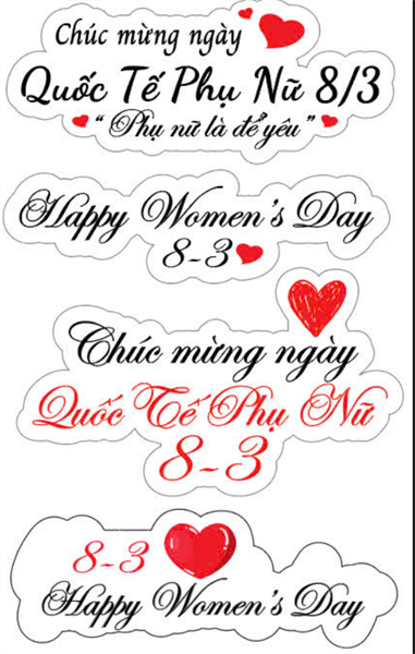 50 Cái BANNER 8/3 MIX