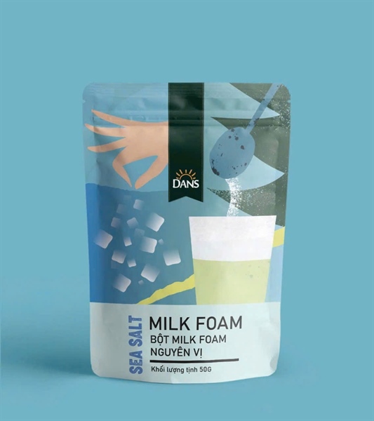 Milkfoam muối biển Dans 50G