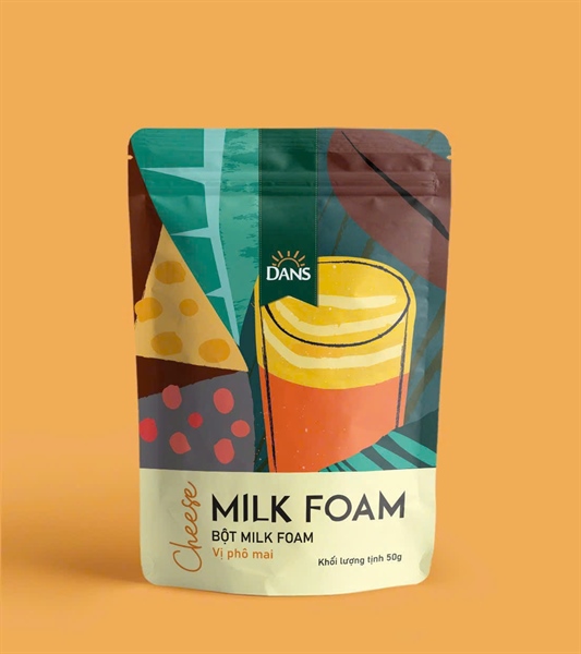 Milkfoam phô mai Dans 50G