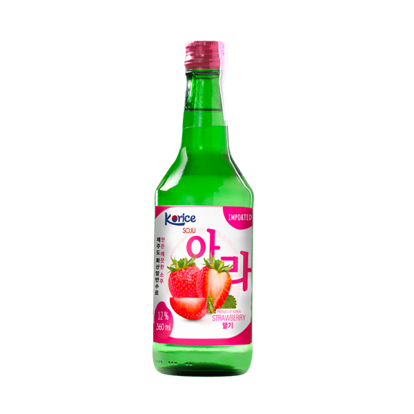 Rượu Soju Korice Dâu 12% 360ml