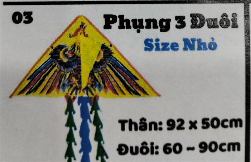 LV25 DIỀU PHỤNG 3 ĐUÔI NHỎ