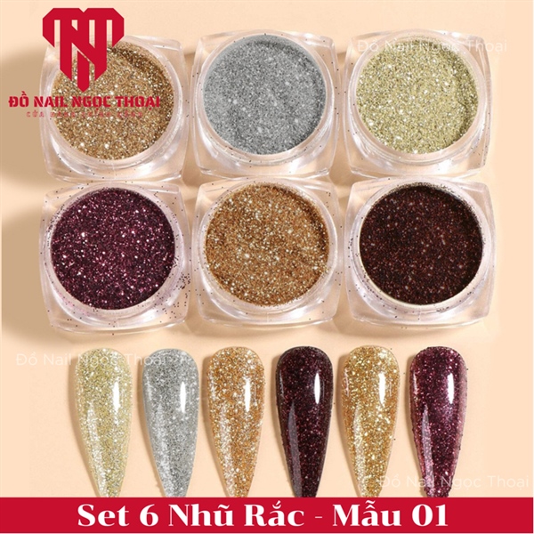 Set 6 Nhũ Rắc - Mẫu 1