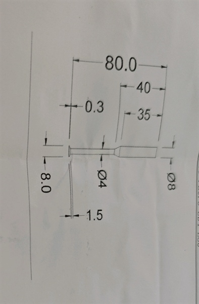 Phay đuôi én T8-FL0.3-SD4-L80 (Cái) - Việt Phát