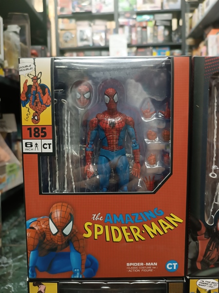Mua bán (NEW)MAFEX 185 CT THE AMAZING SPIDERMAN CLASSIC VER FAKE