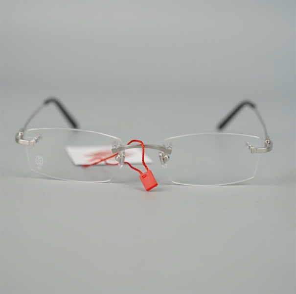 Mắt kính Cartier ko viền màu bạc (CT0045O 001) KG+