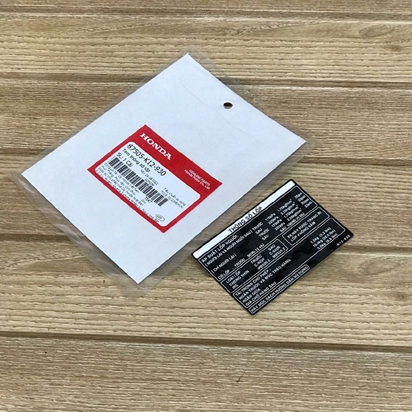 Tem thông số lốp Lead 125 đời 15