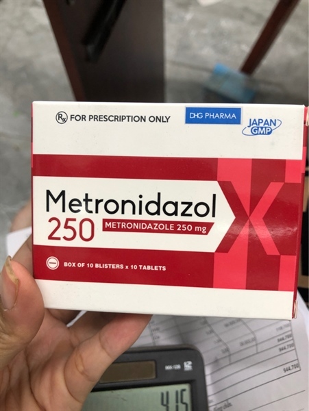 Metronidazol 250mg v/10 h/100 t/12000