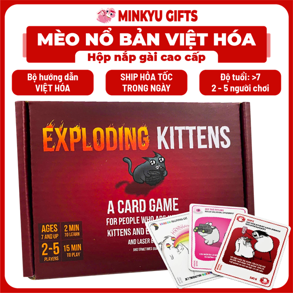 Mèo nổ cơ bản nắp gài