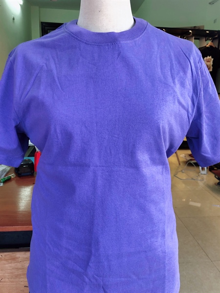 Áo thun Cổ tròn Tím| Unisex 100% cotton