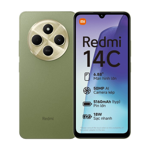 ĐIỆN THOẠI XIAOMI REDMI 14C 6GB/128GB
