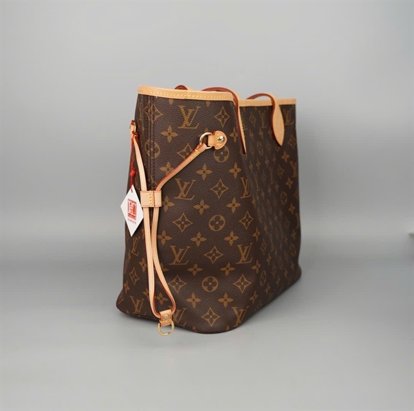Túi LV Neverfull hoa nâu kèm ví sz32 +