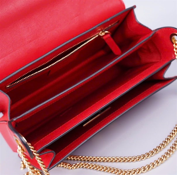 Túi Lanvin đeo chéo đỏ sz22 +