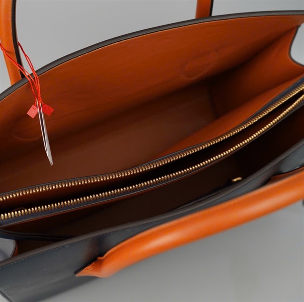 Túi Celine captap handle xanh đen sz36 +