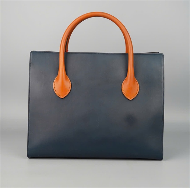 Túi Celine captap handle xanh đen sz36 +