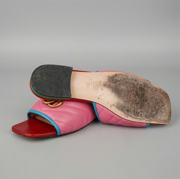 Dép GG hồng sz36.5 KG+