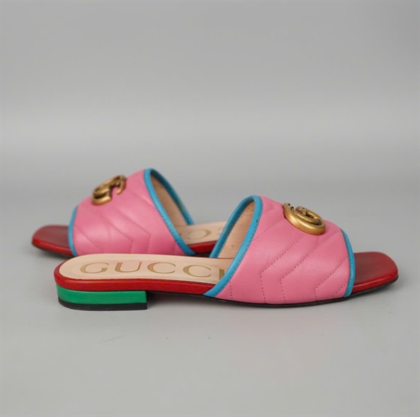 Dép GG hồng sz36.5 KG+