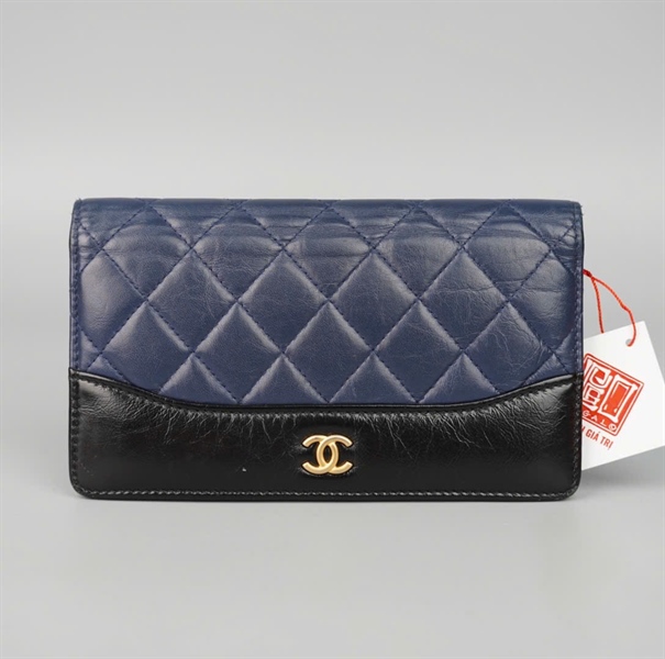 Ví Chanel Gabrielle xanh đen (25004120) KG+