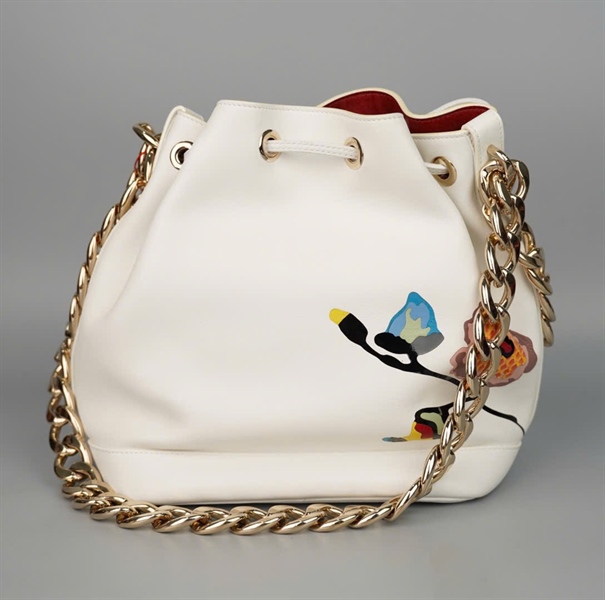 Túi Dior Nóe trắng in hình sz21 +