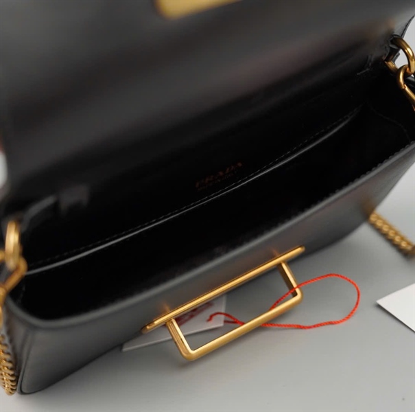 Túi Prada Saffiano đen 2 strap sz18 +