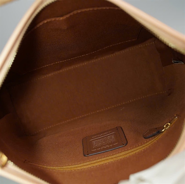 Túi Coach nude họa tiết sz28 +