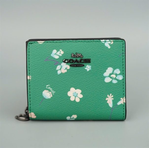 Ví Coach màu xanh +