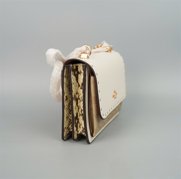 Túi Coach trắng sz21 +