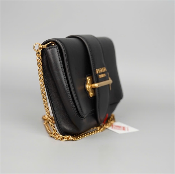 Túi Prada Saffiano đen 2 strap sz18 +