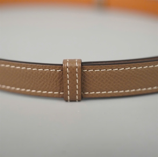Thắt lưng Hermes màu nude bản 1.5cm dài 77cm KG+