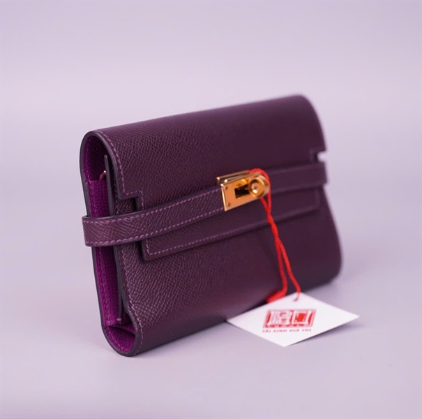 Ví Hermes Kelly tím KG+