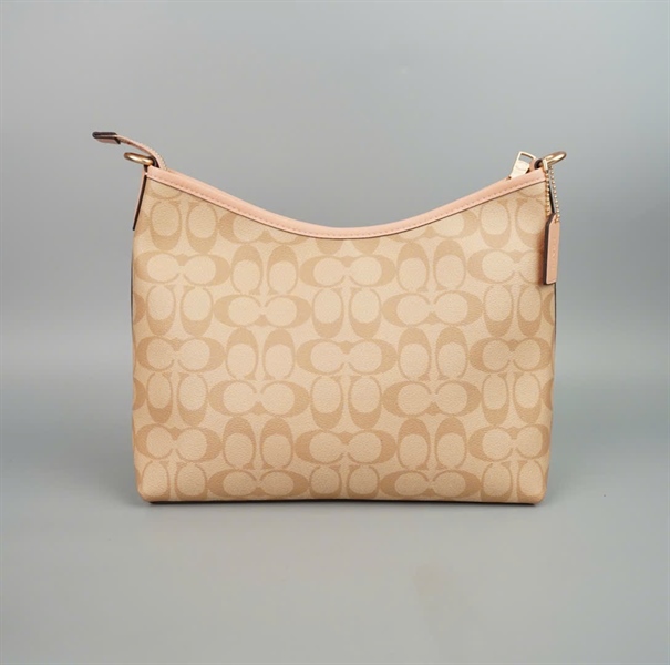 Túi Coach nude họa tiết sz28 +