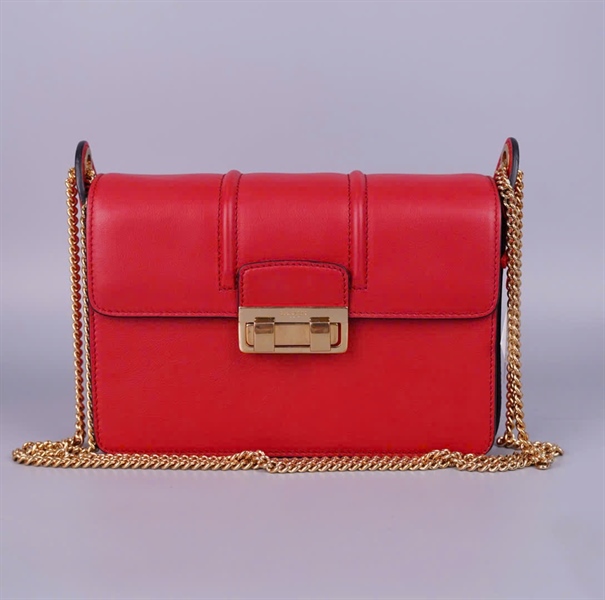 Túi Lanvin đeo chéo đỏ sz22 +