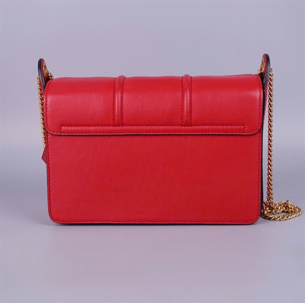 Túi Lanvin đeo chéo đỏ sz22 +