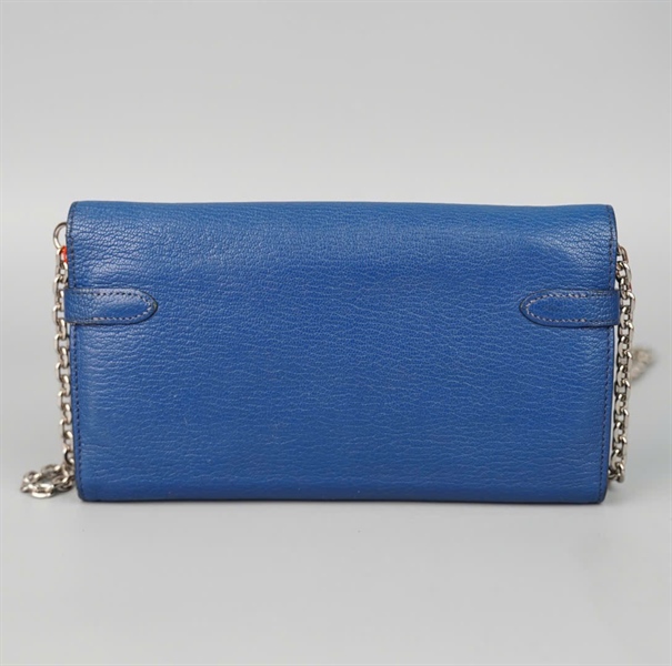 Ví Hermes Kelly xanh KG+