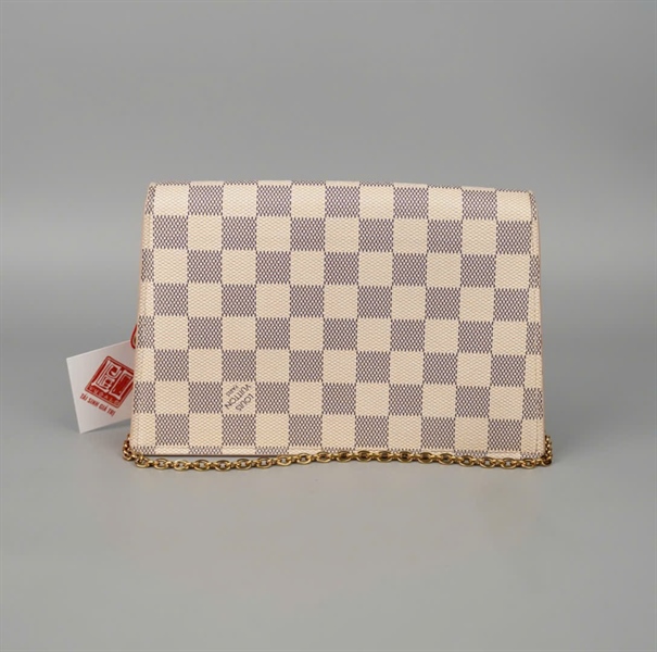 Túi LV Croisette ô vuông xám sz20 KG+