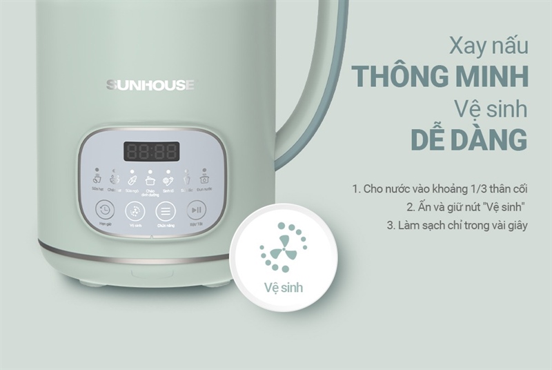 Máy làm sữa hạt đa năng Sunhoúe SHD5260