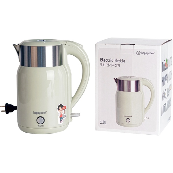Ấm đun siêu tốc giữ nhiệt Happy Cook 1.8 lít HEK-180SM