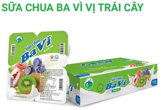Sữa chua Ba Vì vị Trái Cây (70g)
