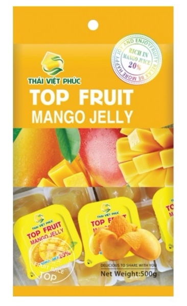 Top Fruit thạch xoài 500GR