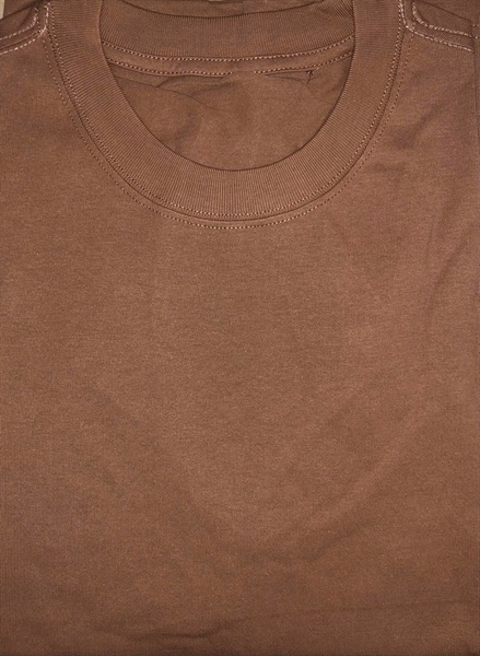 Áo thun Cổ tròn Nâu Nhạt| Unisex 100% cotton