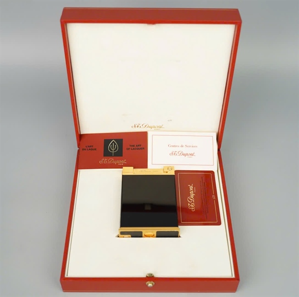 Bật lửa S.T. Dupont đen vàng (1G3AD66) KG+