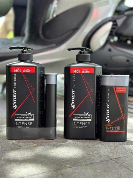 Sữa tắm gội Xmen Boss Intense có vòi 650g