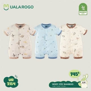 Uala Bộ Cộc Cài Giữa Bamboo U2167 - Be